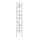 6-Ft High Narrow Garden Trellis in Metal Sprouting Twig Leaf