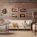 Lovecup Off White Leather Riverbird Chesterfield Sofa 84" L008