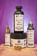 Grassy Soul Hair Care Essentials Bundle - Oil, Serum, Shampoo & Hair Mask
