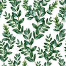 Fashionable Green Plants Wallpaper Chic