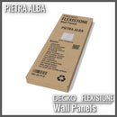 Flexible 3D Stone Wall Panels - PIETRA ALBA - Box of 16 panels (35.4" x 11.8") 46.5 sqft coverage | DECKO Flexistone