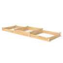 Farmhouse Pine Wood Raised Garden Bed 4 ft x 12 ft - Made in USA