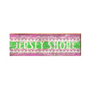 Jersey Shore Flamingo Sign | Wall Art Print on Real Wood