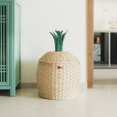 Pineapple Rattan Storage Basket Natural - Large