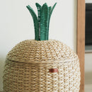 Pineapple Rattan Storage Basket Natural - Large