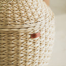 Pineapple Rattan Storage Basket Natural - Large