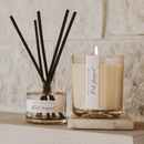 Pink Grapefruit Soy Candle - Tinted Glass Jar - 12 oz