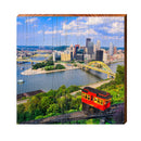 Pittsburgh Skyline | Wall Art Print on Real Wood