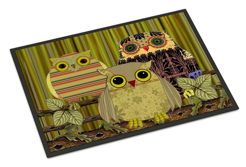 Fall Wisdom Owl Indoor or Outdoor Mat 18x27 PJC1091MAT