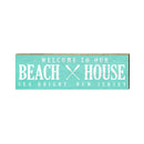 Sea Bright, New Jersey Welcome Sign | Wall Art Print on Real Wood