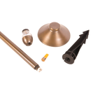 PLB02 Clear Lens Outdoor Garden Pathway Light | Low Voltage Brass Path Light