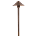 PLB02 Clear Lens Outdoor Garden Pathway Light | Low Voltage Brass Path Light