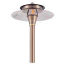 PLB04 Two Tier Brass LED Pagoda Low Voltage Pathway Light
