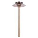 PLB04 Two Tier Brass LED Pagoda Low Voltage Pathway Light