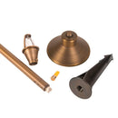 PLB06 12V G4 Snub Low Voltage Heavy Duty Cast Brass Outdoor LED Pathway Light