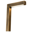 PLB10 LED Brass L-Shaped Low Voltage Landscape Lighting Pathway Light