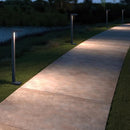 PLB07 3W 3000K Warm White Integrated LED Brass L-Shaped Low Voltage Landscape Lighting Pathway Light