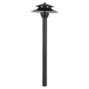 PLB13 Two Tier Brass Pathway Low Voltage Pagoda Light Led Landscape Lighting Fixture