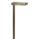 PLB20 Cast Brass Sqaure Top LED Low Voltage Pathway Outdoor Lighting Landscape Fixture