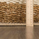 Isoko Bordered Faux Jute Outdoor Rug
