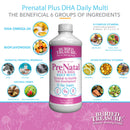 Prenatal Plus DHA – Daily Liquid Multivitamin with DHA, Vegetarian Formula