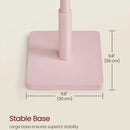 Modern Solid Wood Coat Rack Entryway Hall Tree Hat Stand in Pink