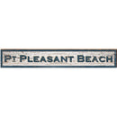 Pt. Pleasant Beach Shabby Sign | Wall Art Print on Real Wood