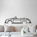 356 Speedster California Metal Car Wall Art - MT0833