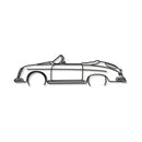 356 Speedster California Metal Car Wall Art - MT0833