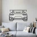 911 GT2 RS Model 991 Back Metal Car Wall Art - MT0850