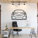 911 GT2 RS Model 991 Front Metal Car Wall Art - MT0848