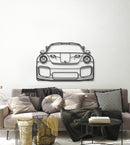 911 GT2 RS Model 991 Front Metal Car Wall Art - MT0848