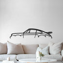 911 Turbo Model 930 Metal Car Wall Art - MT0872