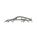 911 Turbo S Model 997 Metal Car Wall Art - MT0879