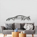 Cayman GT4 981 Metal Car Wall Art - MT0898