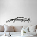 Cayman GT4 981 Metal Car Wall Art - MT0898