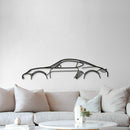 Cayman 987 Metal Car Wall Art - MT0896