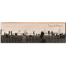 Fenwick Island Sailboats | Wall Art Print on Real Wood