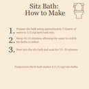 Herbal Postpartum Bath for After Birth Recovery and Perineal Care