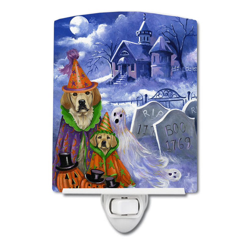 Golden Retriever Halloween Ceramic Night Light PPP3102CNL