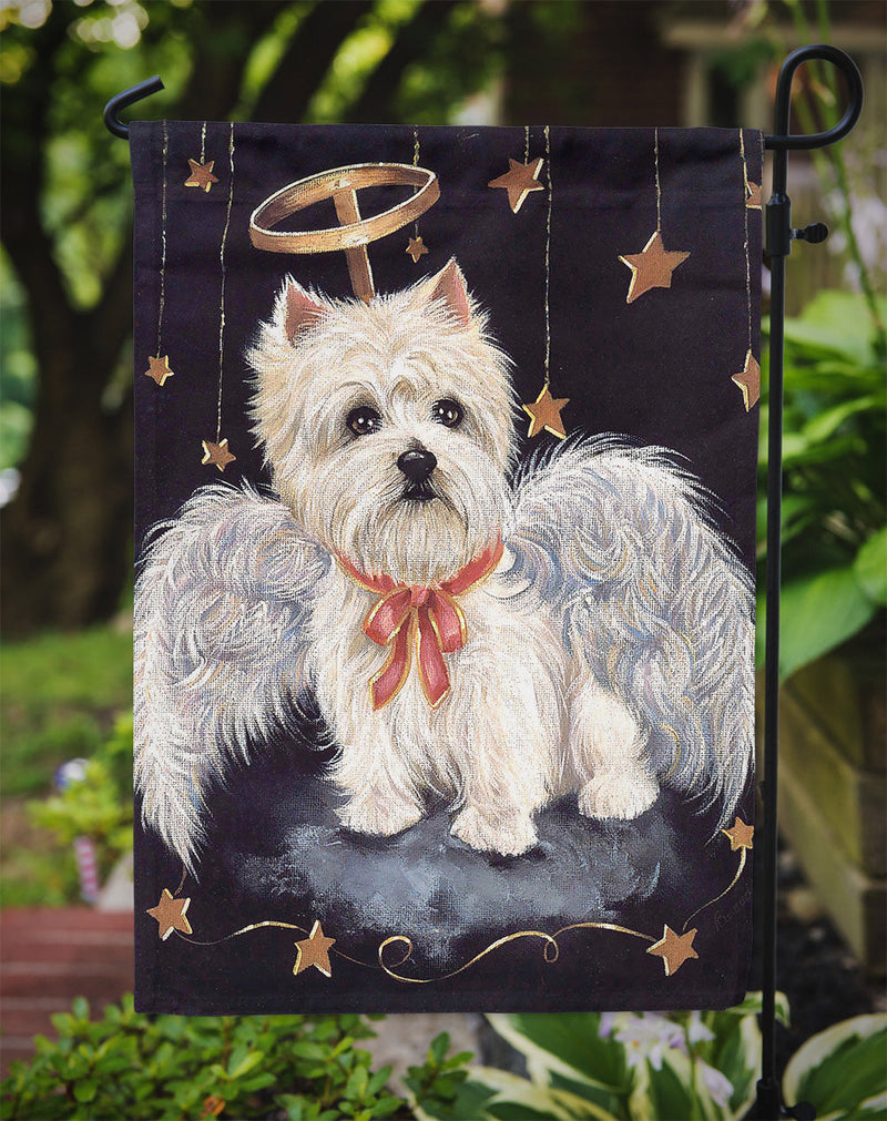 Westie Christmas Angel Flag Garden Size PPP3123GF