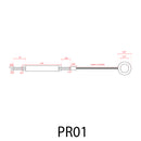 PR01 12/24v Body Infrared PIR Motion Sensor Switch Control for LED Light