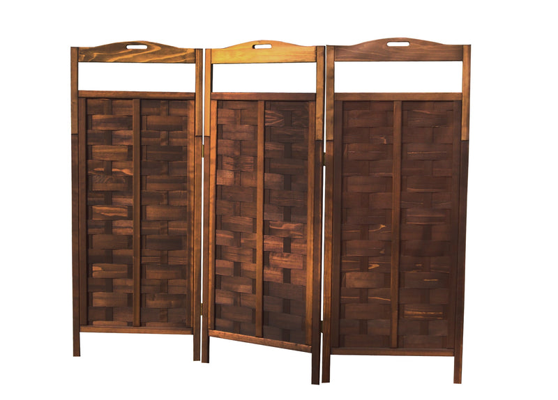 Redwood 3 Panel Room Divider Privacy Screen