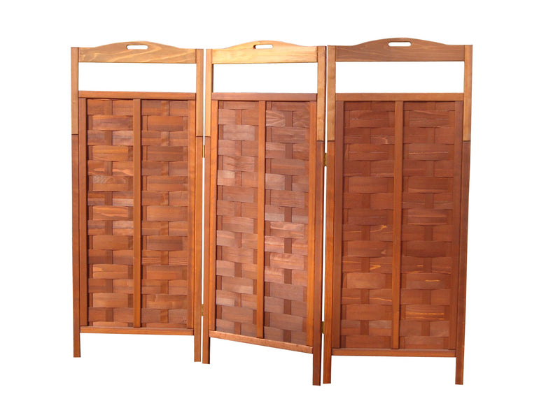 Redwood 3 Panel Room Divider Privacy Screen