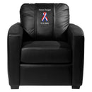 Silver Club Chair with Avocado Logo Panel