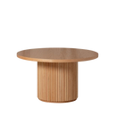 Fluted Round Kids Table – Solid European Oak Activity Table