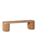 Fluted Bench – Solid European Oak