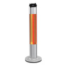 1500-Watt Electric Patio Heater Infrared Outdoor/Indoor Use with Remote Control, 24 Hour Timer