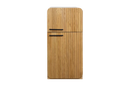 Oak Fluted Play Fridge – Montessori Wooden Toy Refrigerator