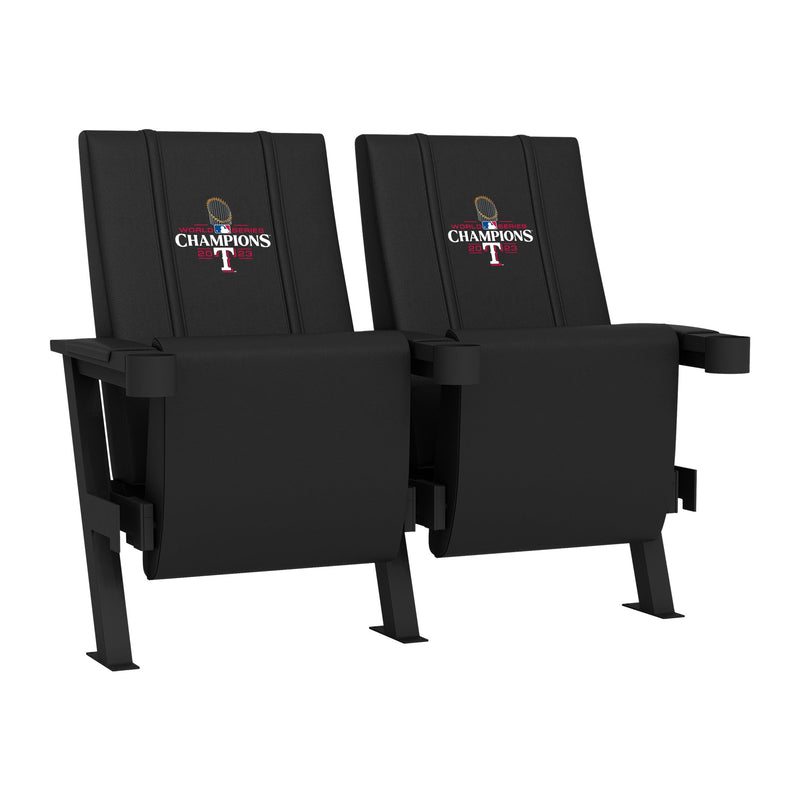 SuiteMax 3.5 VIP Seats with Texas Rangers 2023 Champions Logo